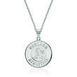 Sterling Silver MLB Oakland Athletics Pendant Necklace. 18&quot;