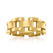 10kt Yellow Gold Panther-Link Ring