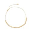 14kt Yellow Gold Multi-Disc Choker Necklace