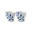 Royal Copenhagen &quot;Blue Fluted Mega&quot; Set of 2 Porcelain Egg Cup