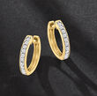 .25 ct. t.w. Diamond Huggie Hoop Earrings in 14kt Yellow Gold