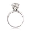 4.01 Carat Certified Diamond Solitaire Ring in Platinum