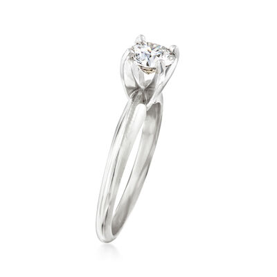 .74 Carat Certified Diamond Solitaire Engagement Ring in 14kt White Gold
