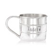 Gorham Sterling Silver Personalized Beaded Baby Cup