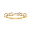 .20 ct. t.w. Baguette Diamond Ring in 14kt Yellow Gold