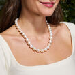 10-13mm Cultured South Sea Pearl Necklace with 14kt Yellow Gold