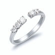 .37 ct. t.w. Diamond Open-Space Ring in 14kt White Gold