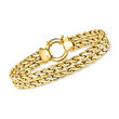 18kt Yellow Gold Cestina-Link Bracelet