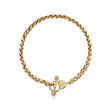 C. 1980 Vintage 4.30 ct. t.w. Diamond Heart Necklace in 18kt Yellow Gold