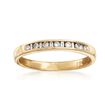 C. 1990 Vintage .25 ct. t.w. Channel-Set Diamond Ring in 14kt Yellow Gold
