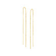 14kt Yellow Gold Bead-Chain Threader Earrings