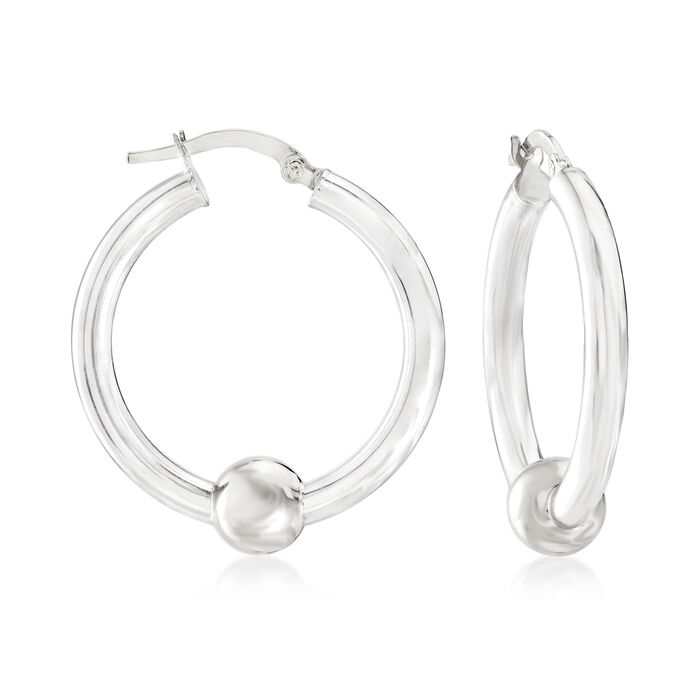 Cape Cod Jewelry Sterling Silver Hoop Earrings