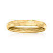 10kt Yellow Gold Hammered Ring
