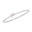 1.00 ct. t.w. Diamond Line-Link Bracelet in Sterling Silver