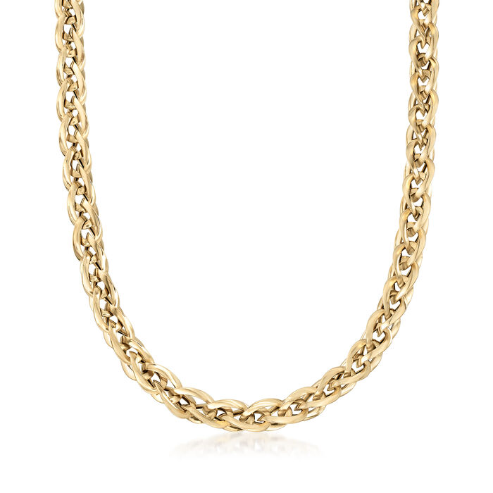 Italian 14kt Yellow Gold Curb Link Necklace