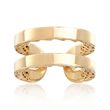 Roberto Coin &quot;Symphony Golden Gate&quot; 18kt Yellow Gold Double Row Ring
