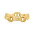 Judith Ripka &quot;Vienna&quot; 18kt Yellow Gold Stackable Link Ring