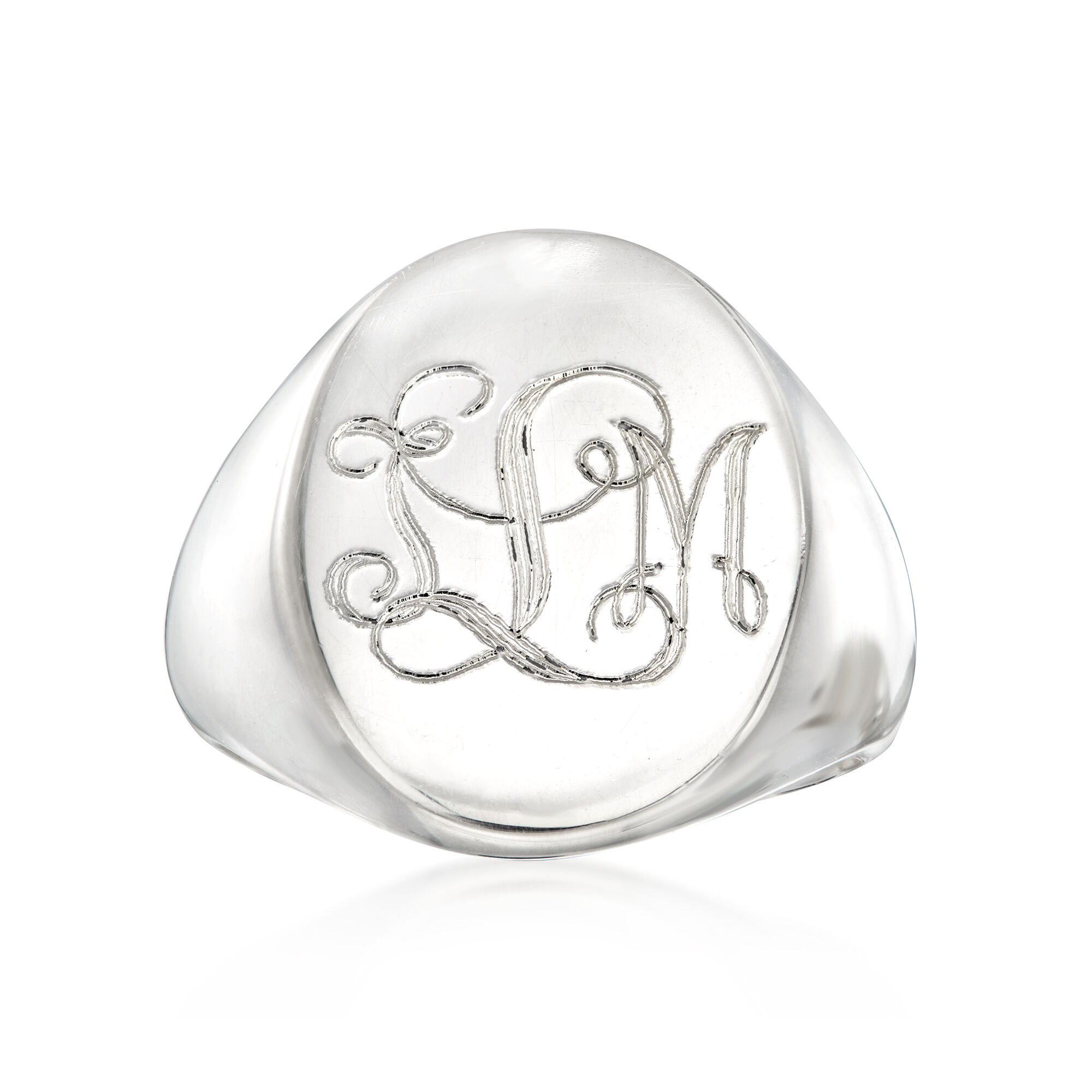 OM STAMP RING Stamp monogram sterling silver ring; Signet Engraved Bulk style ring;