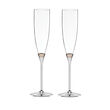 Kate Spade New York &quot;Rosy Glow&quot; Set of Two Champagne Flutes 