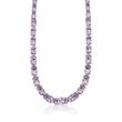 50.35 ct. t.w. Purple Amethyst Necklace in Sterling Silver