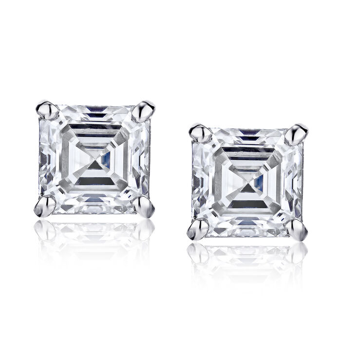 .70 ct. t.w. Certified Diamond Stud Earrings in Platinum