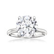 5.00 Carat Lab-Grown Diamond Solitaire Ring in 14kt White Gold