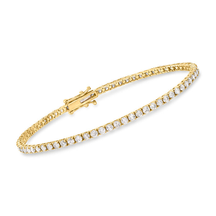 3.50 ct. t.w. Diamond Tennis Bracelet in 14kt Yellow Gold