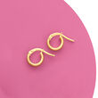 Child's 14kt Yellow Gold Hoop Earrings