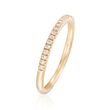 Henri Daussi .15 ct. t.w. Diamond Wedding Ring in 14kt Yellow Gold