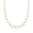 8-16mm Shell Pearl Necklace with Sterling Silver