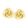 Roberto Coin 18kt Yellow Gold Knot Earrings