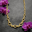 14kt Yellow Gold Double-Oval Link Necklace