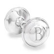 Cunill Sterling Silver Personalized Baby Rattle 