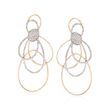 1.15 ct. t.w. Diamond Multi-Loop Drop Earrings in 14kt Yellow Gold