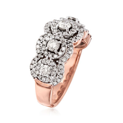 1.25 ct. t.w. Diamond Ring in 14kt Rose Gold