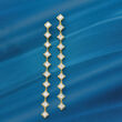 2.00 ct. t.w. Diamond Linear Drop Earrings in 14kt Yellow Gold