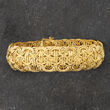 Italian 14kt Yellow Gold Modified Byzantine Bracelet