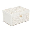 Wolf &quot;Marrakesh&quot; Cream Leather Medium Jewelry Box