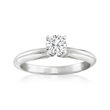 .50 Carat Certified Diamond Engagement Ring in 14kt White Gold