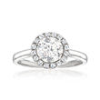 1.00 ct. t.w. Moissanite Ring in Sterling Silver