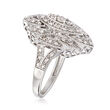 .50 ct. t.w. Diamond Marquise-Shaped Ring in Sterling Silver