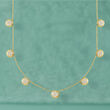 1.00 ct. t.w. Diamond Cluster Necklace in 14kt Yellow Gold