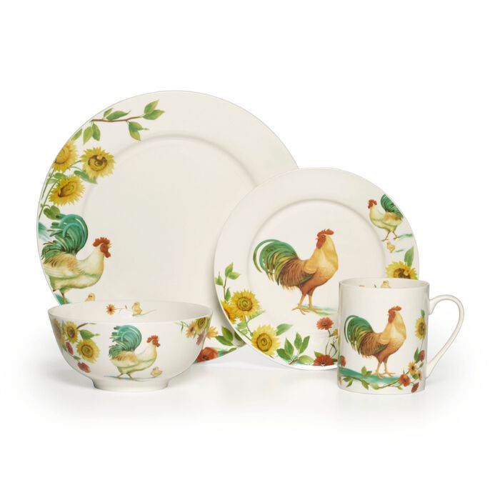 Pfaltzgraff &quot;Rooster Meadow&quot; Stoneware Dinnerware