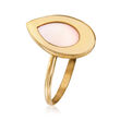 Italian Mother-Of-Pearl Ring in 14kt Yellow Gold