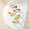 1.20 ct. t.w. Sky Blue Topaz Eternity Band in 14kt Yellow Gold