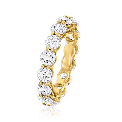 4.00 ct. t.w. Lab-Grown Diamond Eternity Band in 14kt Yellow Gold