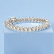 5.00 ct. t.w. Diamond S-Link Bracelet in 14kt White Gold