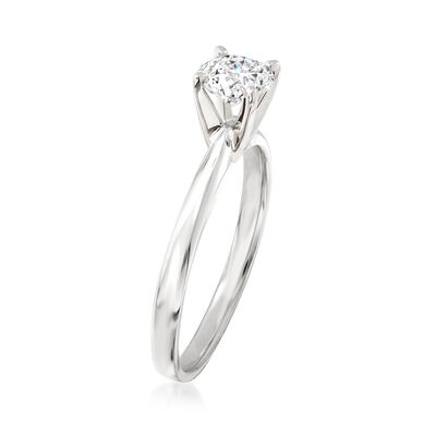 .75 Carat Diamond Solitaire Ring in 14kt White Gold