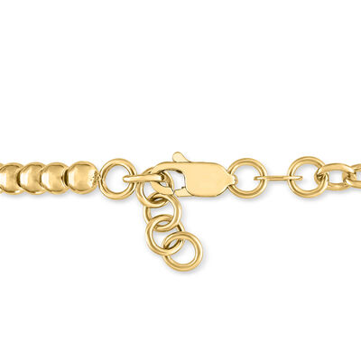 .66 ct. t.w. Diamond Cluster Bead Bracelet in 14kt Yellow Gold