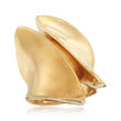 Italian 14kt Yellow Gold Double-Sided Ring